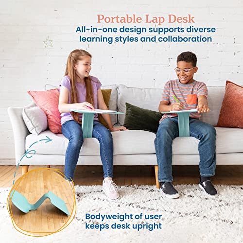 ECR4Kids The Surf Portable Activity Lap Desk, Classroom Essentials, Seafoam