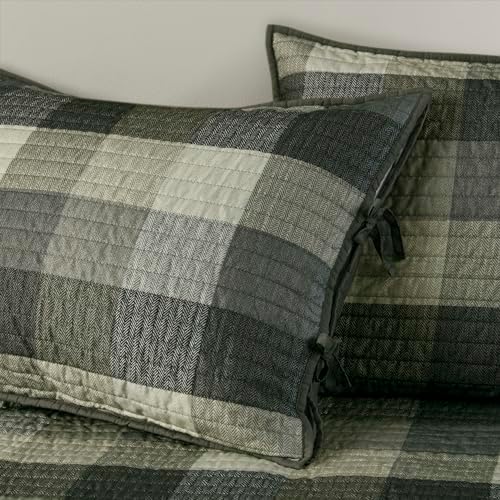 Madison Park Cabin Lodge Plaid Herringbone Daybed Cover Set, 6PC, 39"x75"