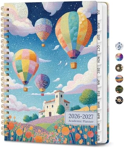 ZOTIA Planner 2026-2027 Jul 2026-Jun 2027 Academic Monthly & Weekly Planner