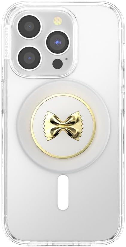 PopSockets Phone Grip for MagSafe, Magnetic Holder- Pasta | Removable, For Kindle / Android / iPhone, With Magnet, Enamel, Designs, Phone, Women