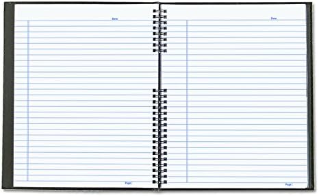 Blueline NotePro™ Executive Journal, Hard Cover, Index System, Pocket, 150 Pages, 10.75" x 8.5", Black (A10150.BLK)