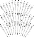 Qingxily Custom Pens Bulk - Up to 300 Personalized Stylus Ballpoint Pens With Free Engraving - Customized With Your Name, Text, Message for Business, Graduation, Anniversaries - Colorful 36 Pcs