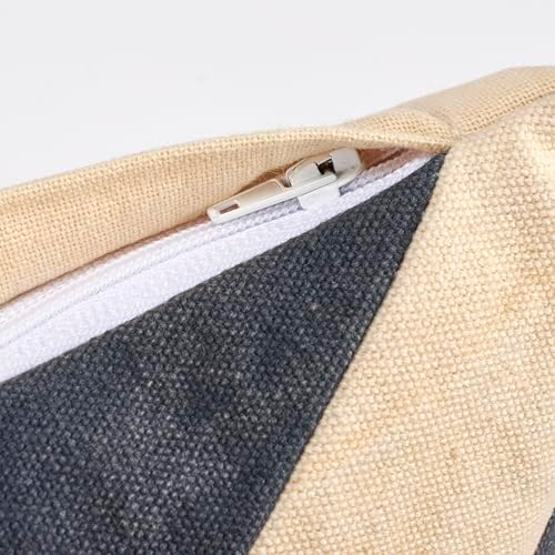 Primitives by Kathy Pillow with Decorative Cover, from Our Beach Collection displaying a Vintage Nautical Flag Inspired Design of The at Rest Flag Made with Durable Canvas