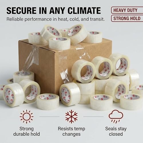 Tape Logic 2" x 110 Yard Clear Packing Tape Pallet - 45 Cases (1620 Rolls) - 2.0 Mil Heavy Duty Shipping Tape - Bulk Strong Acrylic Adhesive Box Sealing Tape for Warehouse & Fulfillment Packaging