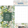 bloom daily planners 2027 Hanging Wall Calendar (January through December 2027) - Large 11” x 17” Monthly Calendar for Home or Office - Seasonal