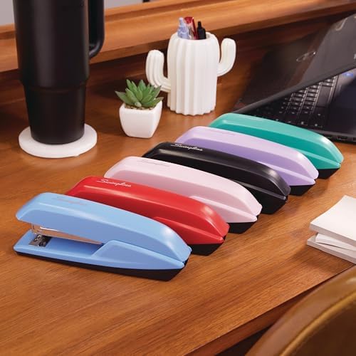 Swingline Stapler, 20 Sheet Capacity, 545 Desktop Stapler, Lavender (S7054512), Regular (Pack of 12)