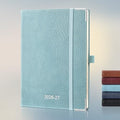 Planner 2026-2027 Weekly & Monthly Planner with Hourly Time Slots, 18 Month Academic Calendar July 2026 – Dec 2027, Vertical Layout, Monthly Tabs, Hardcover Business Agenda, Sky Blue