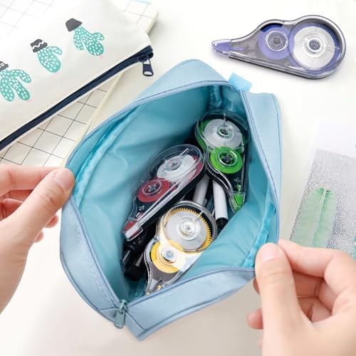 4 Pcs Colorful Correction Tape, 0.2 in Width, Clear