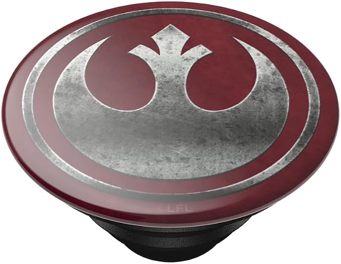 PopSockets Adhesive Phone Grip, Holder- Rebel Icon | Secure Comfortable Hold, Anti-Drop, Kickstand, Star Wars, Grogu, Electronic Accessories, For iPad/Kindle/iPhone/Android