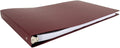 11x17 Binder Poly Panel Featuring a 1" Round Ring Maroon