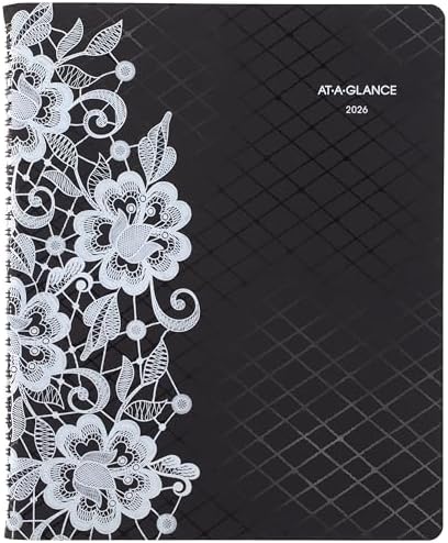 AT-A-GLANCE 2026 Appointment Book Planner, Weekly & Monthly, 8.5" x 11", Large, Hourly, Lacey (541-905-26)