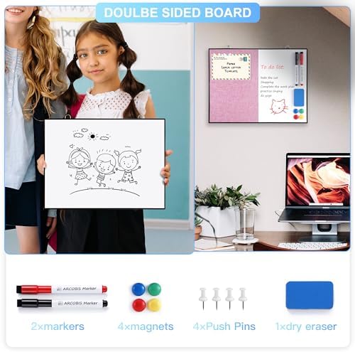 ARCOBIS Dry Erase Linen Board for Wall