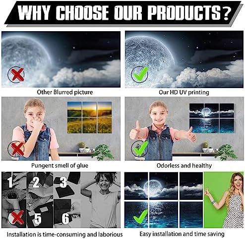 YPY Acoustic Panels Soundproof Wall Panels: Sound Absorbing Wall Art