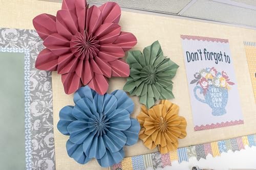 Teacher Created Resources Cottage Charm Paper Flowers Premade Decorations for Party Photo Backdrops, Classrooms Walls, Showers and Birthday Celebrations (TCR8353)