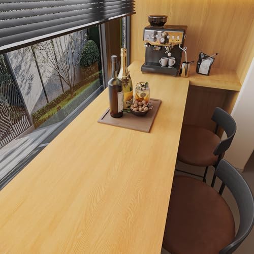 Extra Wide 31"x354" Wood Grain Contact Paper Brown Faux Wood Wallpaper