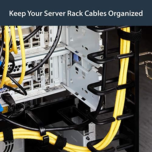 StarTech 40U Vertical Server Rack Cable Manager, 2-Pack 3ft (CMVER40UD)