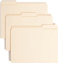 Smead Fastener File Folder, 1 Fastener, Reinforced 1/3-Cut Tab, Letter Size, Manila, 50 per Box (14534)