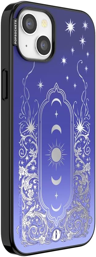 PopSockets iPhone 15 Plus Phone Case with MagSafe, Wireless Charging Compatible, Bookish - Mirror Curse Breaker