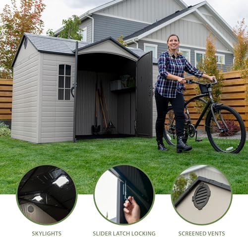 Lifetime Outdoor Storage Shed, 10 x 8 Foot