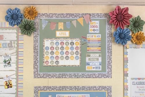 Teacher Created Resources Cottage Charm Paper Flowers Premade Decorations for Party Photo Backdrops, Classrooms Walls, Showers and Birthday Celebrations (TCR8353)