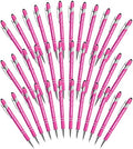 Qingxily Up to 300 Pcs Custom Pens Bulk,Personalized Pens with Free Engraving,Customized Stylus Ballpoint Pens with Your Name,Text,Message for Business,Graduation,Anniversaries-Colorful Pens 36 Pcs