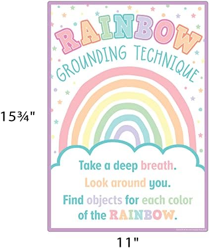 Teacher Created Resources Pastel Pop Calming Strategies Educational Poster Pack (TCR8439)