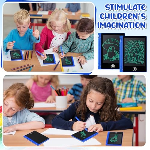 Zhehao 32 Pcs LCD Writing Tablet for Kid Mini Doodle Board,Blue
