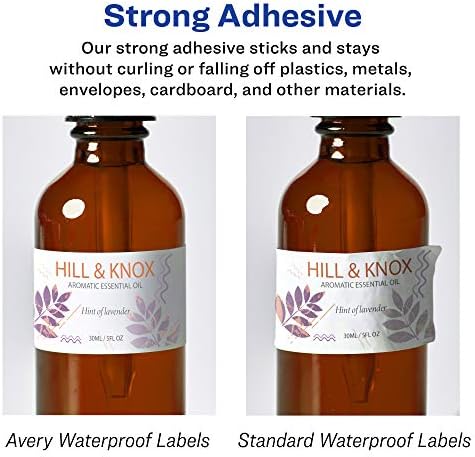 Avery® Printable Durable White Rectangle Labels, Sure Feed® Technology, 5" x 7", Waterproof Labels, Laser & Pigment-Based Inkjet Compatible, 200 Total, Great for Product Branding, Marketing, and More
