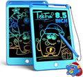 TEKFUN 2 Pack LCD Writing Tablet for Kids, 8.5 Inch Blue+Blue Doodle Board Drawing Board Reusable Drawing Tablet with Lanyard, Educational Kids Toddler Toys Birthday Gift for Boys Girls 3-12 Years Old