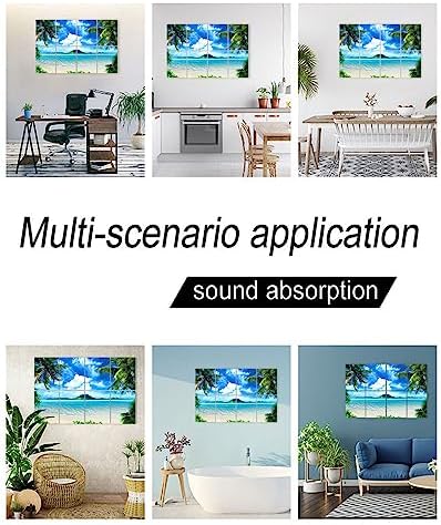 YPY Decorative Soundproof Wall Panels Acoustic, Sound Absorbing Wall Art