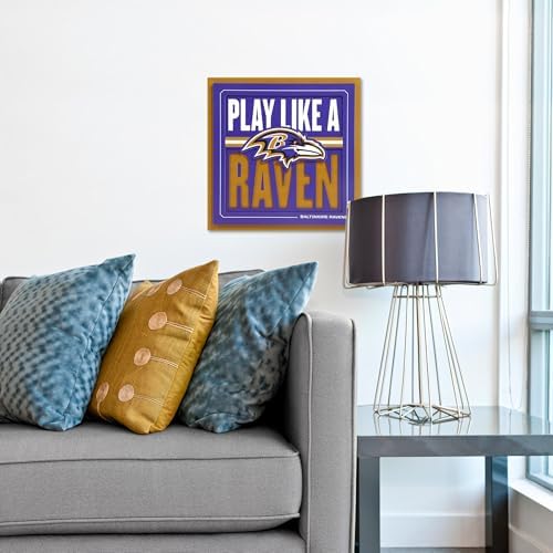 YouTheFan NFL Baltimore Ravens Slogan Series 3D Wall Art