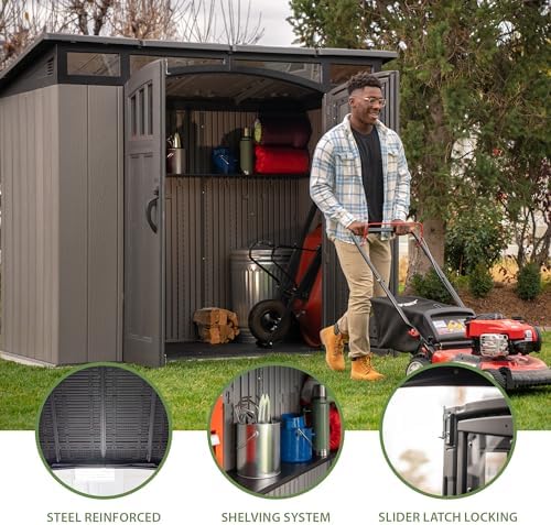 LIFETIME 8 x 5 Ft. Modern Outdoor Storage Shed