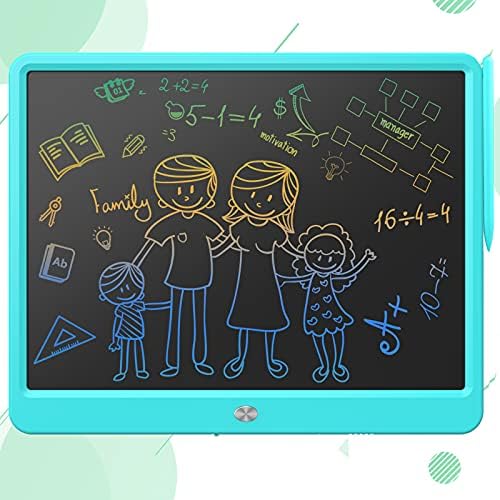 TEKFUN 15inch/10inch LCD Writing Tablet Teen Boy Girl Gifts Ideas, Easter Birthday Gifts for Kids, Drawing Board Educational Toys for 6 4 5 3 Year Old Boys
