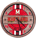 FOCO NCAA Wooden Barrel Wall Clock