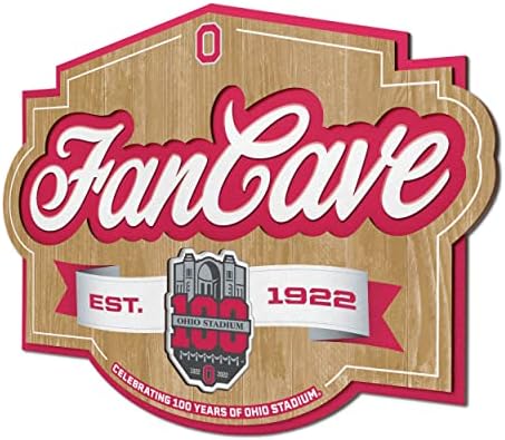 YouTheFan NCAA Officially-licensed FanCave 3D wall art - ready-to-hang, 3D multi-layered construction - floating wall mount design - Perfect fan gift