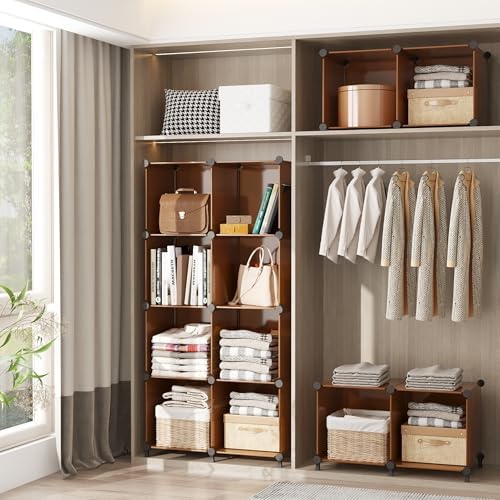 AWTATOS Closet Organizer, 6 Cube Storage Organizer, Closet Storage Shelves