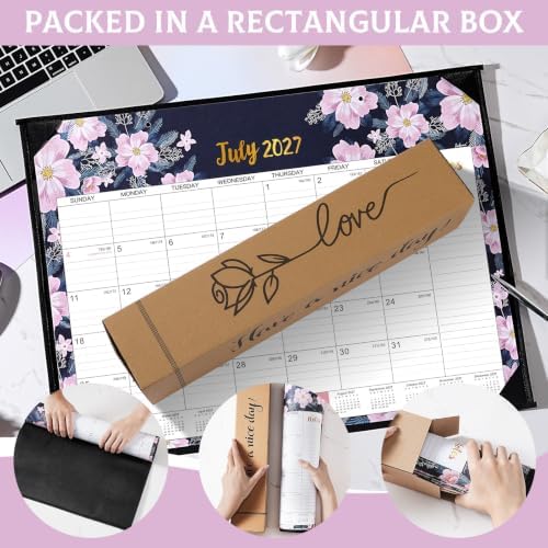 2027 Desk Calendar - JAN 2027 - DEC 2027, 12 Month Large Desk Calendar 2027