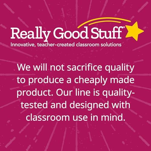 Really Good Stuff Early Childhood Classic Chair Pockets, Set of 6