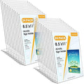 MaxGear Acrylic Sign Holder, 8.5 x 11 Slant Back Display Stand, 24 Pack