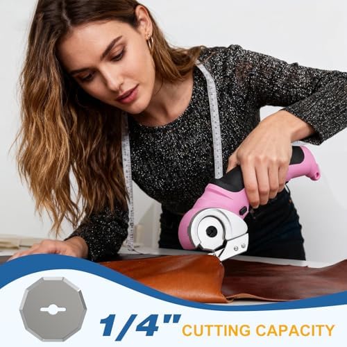 VLOXO Cordless Electric Scissors Cardboard Cutter with Replacement Blade