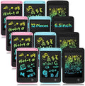 Zhehao 12 Pcs LCD Writing Tablet for Kid 6.5'' Doodle Board Drawing Tablet