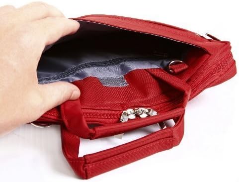 Navitech Red Graphics Tablet Case/Bag Compatible With Grandbeing 12Inch LCD Writing Board Drawing Art Tablet