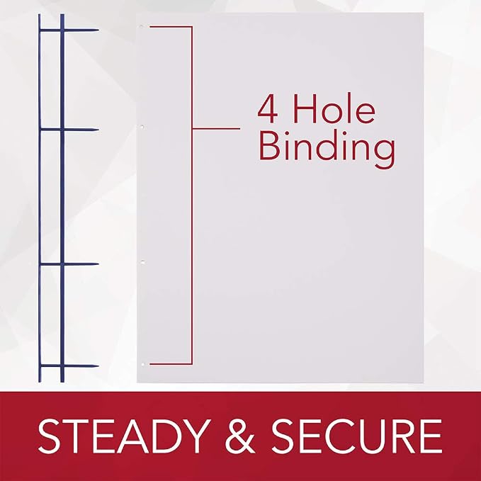 GBC Binding Spines, Reclosable, 2" Depth, 4 Pin Spines, 200 Sheet Capacity, VeloBind, Blue, (9741631) (Pack of 100)