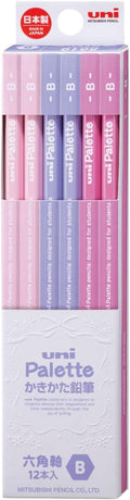 Mitsubishi Pencil K5619B Uni Palette B Kakata Lavender 1 Dozen