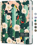Planner 2026-2027, Jul 2026-Jun 2027 Academic Monthly & Weekly Planner | 6.3" x 8.5" Hardcover Pretty Calendar Planner for Women, Spiral Organizer for School Office Home Supplies, Desert Garden