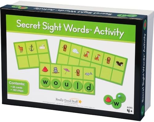 Really Good Stuff Secret Sight Words Activity
