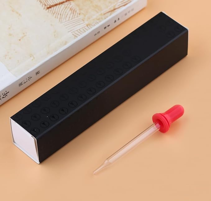czxwyst Majohn Wancai 2.0 Mini Pocket-Size Eyedropper Fountain Pen (F Nib 0.5mm, Transparent)