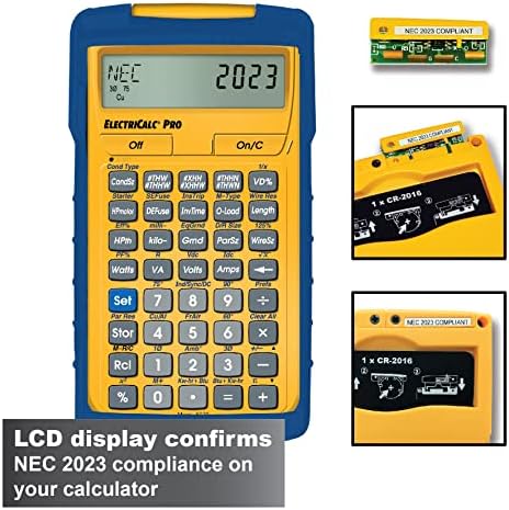 Calculated Industries 5073-2023 ElectriCalc Pro 2023 NEC Upgrade Kit