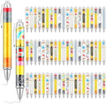 50 Pcs Back to School Teacher Pen Appreciation Gifts Bulk Funny Ballpoint Pens Motivational Inspirational Thank You Teacher Gift for Student First Day of School Party Office Supplies