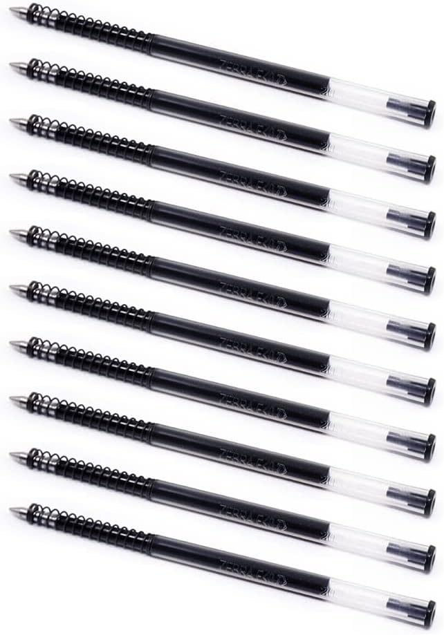 Zebra Pen Ballpoint Refill, Fits F-301, F-402, F-701, Blue, 0.7mm, 10-Pack